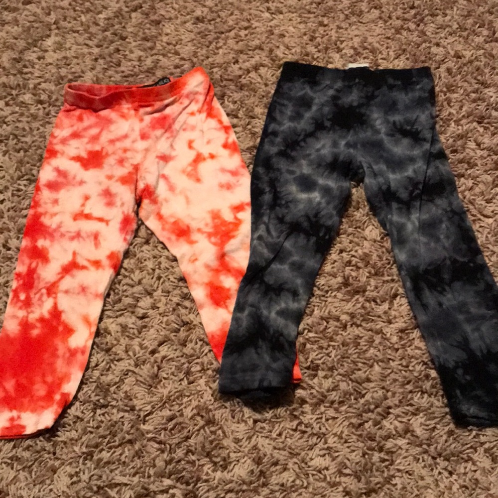 Chocolate Milke Tie Dye Leggings Set